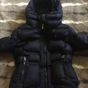 Polo Ralph Lauren down coat.